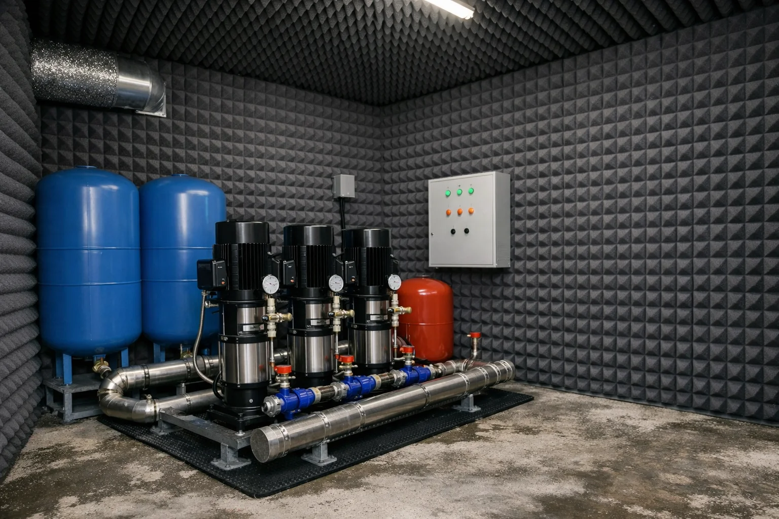 Hidrofor Ve Hidrofor Odası Ses Yalıtımı