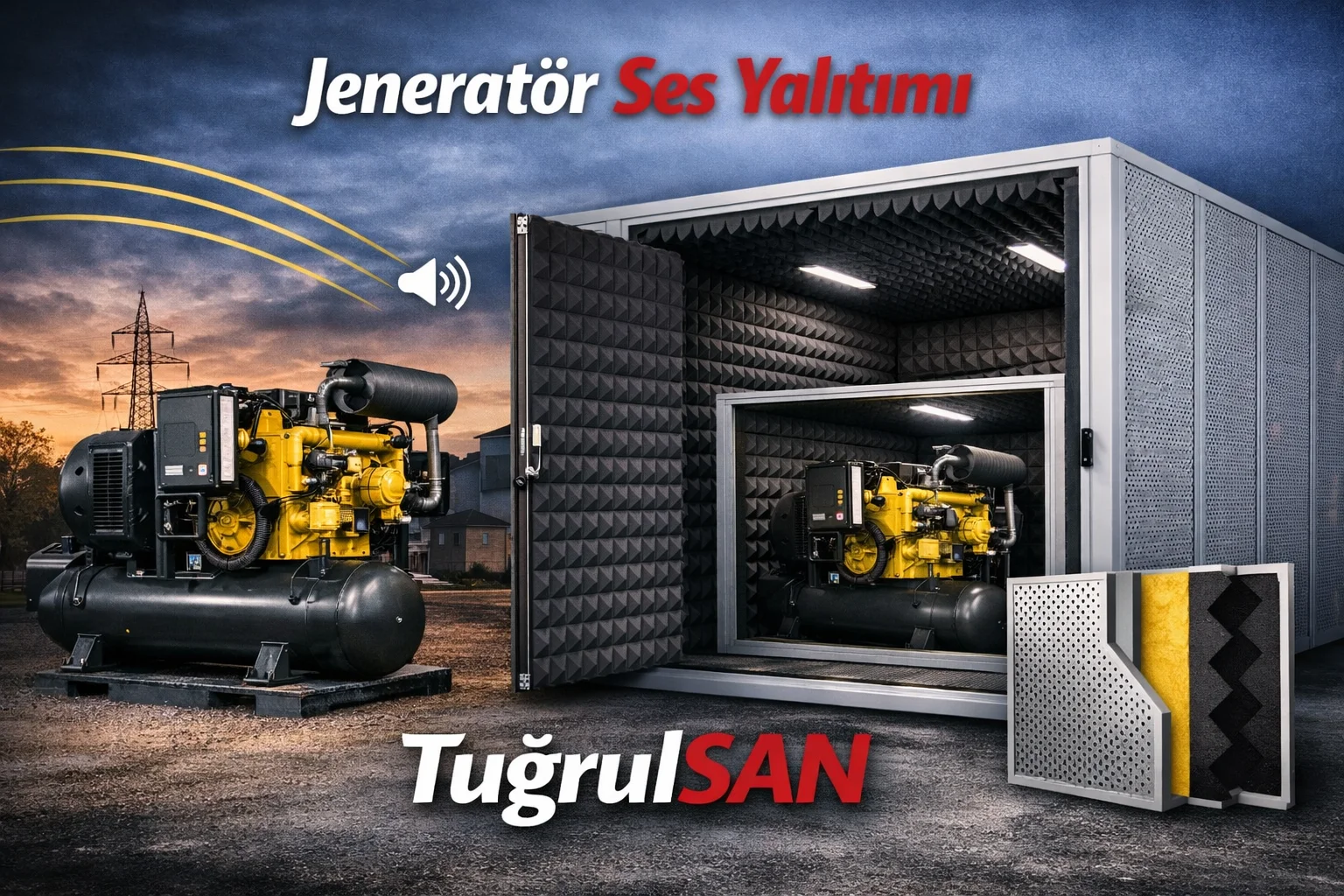 Jeneratör Ses Yalıtımı