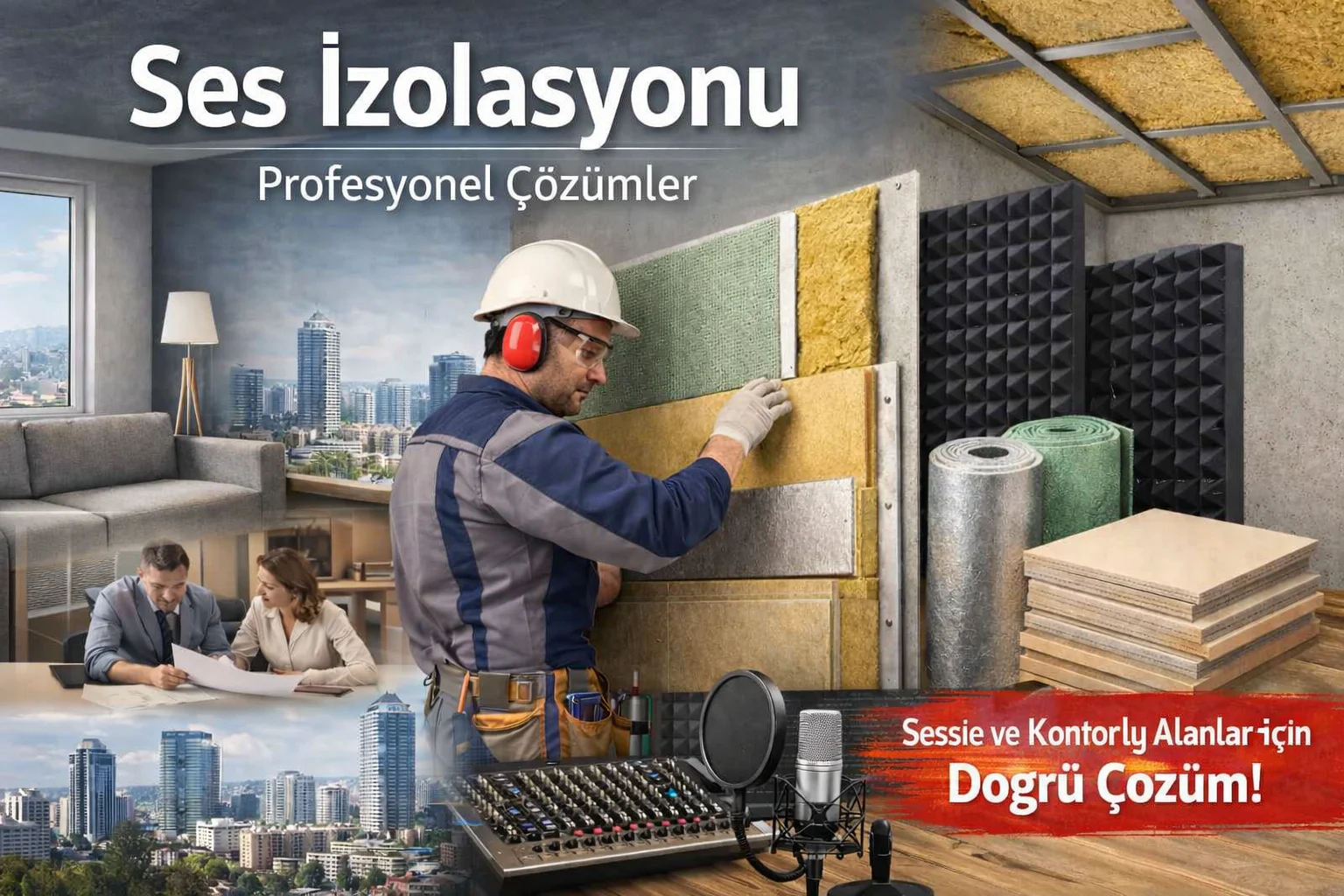 Çekmeköy ses izolasyonu ve yalıtımı