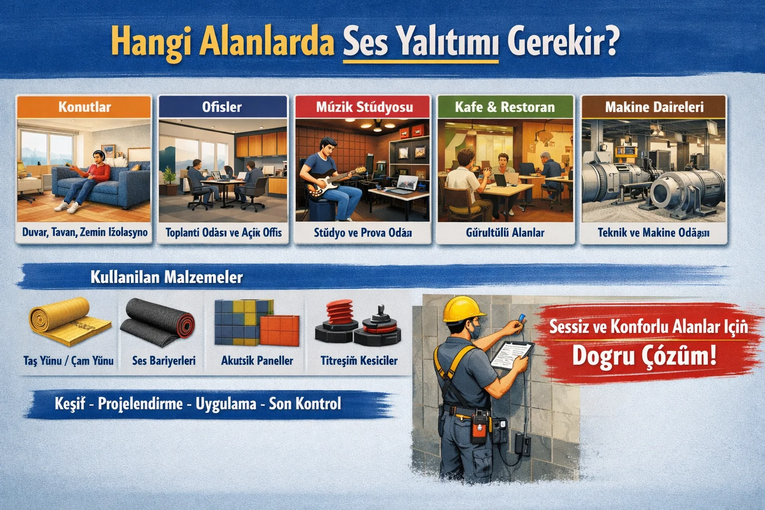 Ses İzolasyonu ve Yalıtımı Maltepe