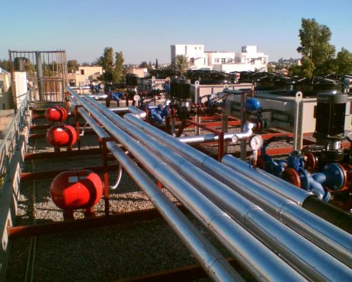 Gofraj sac kaplama uygulaması - taş yünü tank izolasyonu